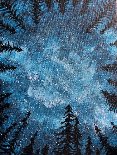 Painting titled "Stars" by Llum, Original Artwork, Acrylic