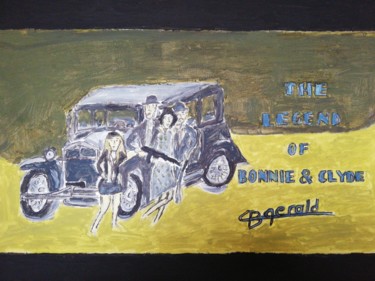 Painting titled "The Legend of Bonni…" by Gerald Berger-Champion, Original Artwork, Acrylic