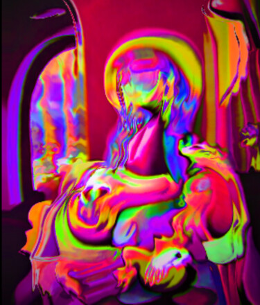 Duchess 1 Digital Arts titled "Duchess 1" by Géraldine Painting, Original Art, Digital Painting