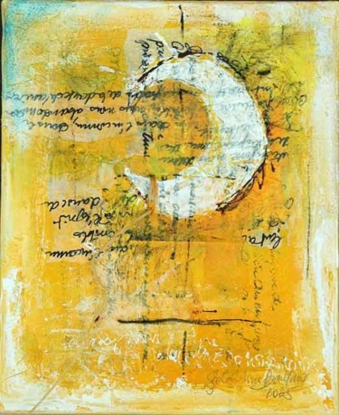 Peinture intitulée "accroche toi à la l…" par Géraldine Entiope, Œuvre d'art originale