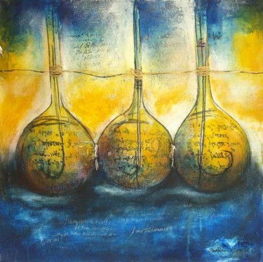 Peinture intitulée "Elixir" par Géraldine Entiope, Œuvre d'art originale