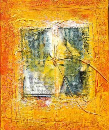Peinture intitulée "la tablette" par Géraldine Entiope, Œuvre d'art originale