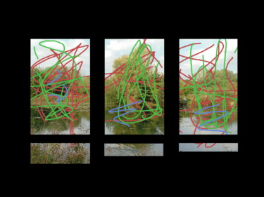 Digitale Kunst getiteld "Portals" door Gerald Shepherd F.F.P.S., Origineel Kunstwerk, Foto Montage