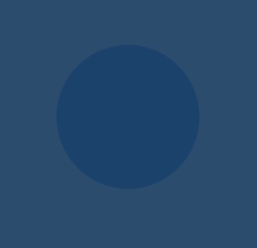 Цифровое искусство под названием "Blue Circle On Blue…" - Gerald Shepherd F.F.P.S., Подлинное произведение искусства, Цифров…