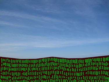 Цифровое искусство под названием "Green Field" - Gerald Shepherd F.F.P.S., Подлинное произведение искусства, Цифровая живопи…