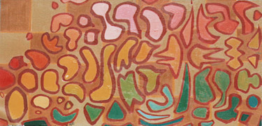 Peinture intitulée "Colour Development" par Gerald Shepherd F.F.P.S., Œuvre d'art originale, Huile