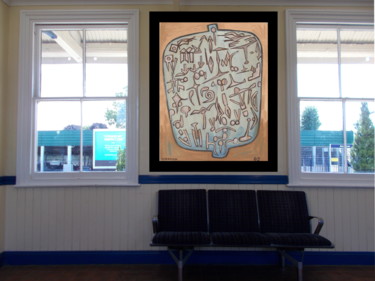 Arte digital titulada "Waiting Room Gallery" por Gerald Shepherd F.F.P.S., Obra de arte original, Foto-montaje