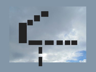 Digitale Kunst getiteld "Sky Sequence" door Gerald Shepherd F.F.P.S., Origineel Kunstwerk, Digitaal Schilderwerk
