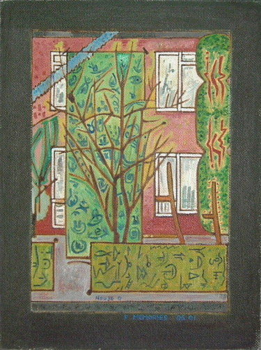 Malarstwo zatytułowany „House Of Memories” autorstwa Gerald Shepherd F.F.P.S., Oryginalna praca, Olej