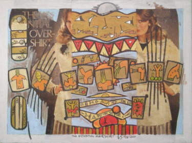 Pittura intitolato "The Essential Overs…" da Gerald Shepherd F.F.P.S., Opera d'arte originale, Olio