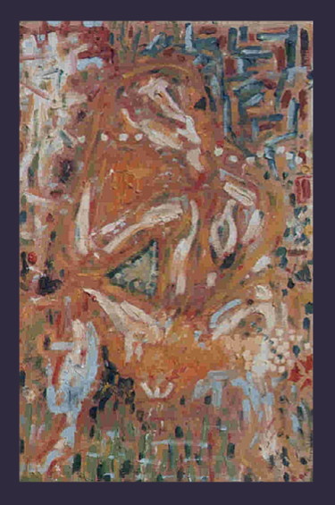 Pittura intitolato "Nude**" da Gerald Shepherd F.F.P.S., Opera d'arte originale, Olio