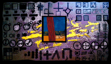 Arte digital titulada "Danae Abstract" por Gerald Shepherd F.F.P.S., Obra de arte original, Pintura Digital