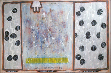 Картина под названием "Parthenogenesis On…" - Gerald Shepherd F.F.P.S., Подлинное произведение искусства, Акрил