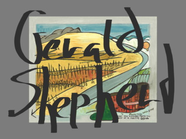 Цифровое искусство под названием "The Artist" - Gerald Shepherd F.F.P.S., Подлинное произведение искусства, Масло