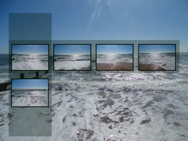 Digital Arts titled "Seashore Sequence" by Gerald Shepherd F.F.P.S., Original Artwork, Digital Painting