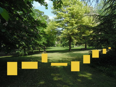 Digital Arts titled "Yellow Sequence" by Gerald Shepherd F.F.P.S., Original Artwork, 2D Digital Work
