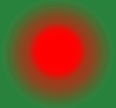 Digital Arts titled "Red Glow" by Gerald Shepherd F.F.P.S., Original Artwork, Digital Painting