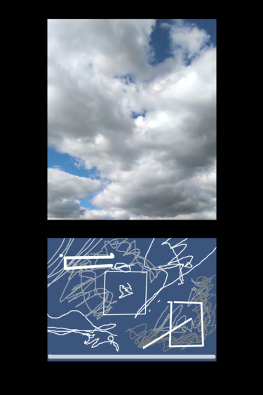 Arts numériques intitulée "Cloud Assay" par Gerald Shepherd F.F.P.S., Œuvre d'art originale, Travail numérique 2D