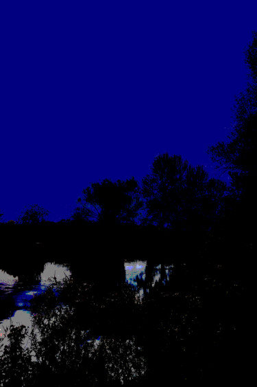 Digital Arts με τίτλο "Night" από Gerald Shepherd F.F.P.S., Αυθεντικά έργα τέχνης, 2D ψηφιακή εργασία