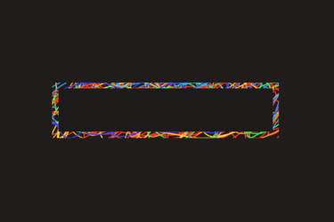 Digital Arts titled "Coloured Oblong - A…" by Gerald Shepherd F.F.P.S., Original Artwork, Digital Painting