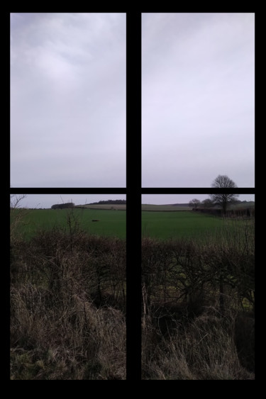 Digitale Kunst mit dem Titel "The Window As Cruci…" von Gerald Shepherd F.F.P.S., Original-Kunstwerk, 2D digitale Arbeit