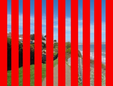Arts numériques intitulée "Divided Landscape" par Gerald Shepherd F.F.P.S., Œuvre d'art originale, Travail numérique 2D
