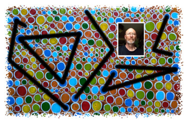 Artes digitais intitulada "Joining The Dots" por Gerald Shepherd F.F.P.S., Obras de arte originais, Trabalho Digital 2D
