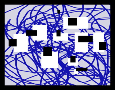 Arts numériques intitulée "The Organised Movem…" par Gerald Shepherd F.F.P.S., Œuvre d'art originale, Peinture numérique