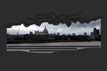 Digital Arts με τίτλο "London View" από Gerald Shepherd F.F.P.S., Αυθεντικά έργα τέχνης, 2D ψηφιακή εργασία