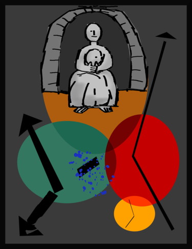 Arts numériques intitulée "The Experiment*" par Gerald Shepherd F.F.P.S., Œuvre d'art originale, Peinture numérique