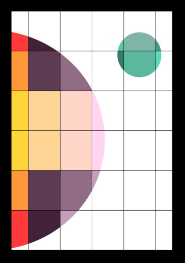 Arts numériques intitulée "Sun And Moon" par Gerald Shepherd F.F.P.S., Œuvre d'art originale, Peinture numérique