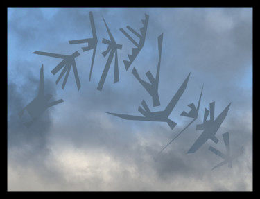 Digital Arts titled "Cloud People" by Gerald Shepherd F.F.P.S., Original Artwork, 2D Digital Work