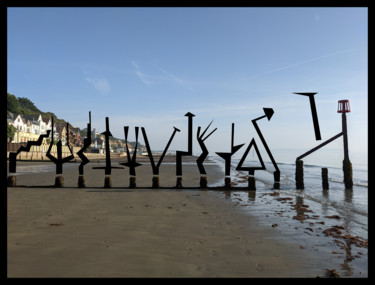 Digitale Kunst mit dem Titel "Seaside Parade" von Gerald Shepherd F.F.P.S., Original-Kunstwerk, 2D digitale Arbeit