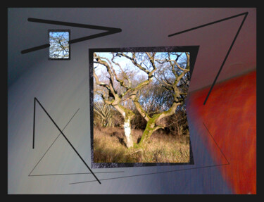 Digitale Kunst mit dem Titel "Angles" von Gerald Shepherd F.F.P.S., Original-Kunstwerk, 2D digitale Arbeit