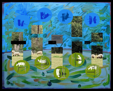 Arts numériques intitulée "Meadows Near Upper…" par Gerald Shepherd F.F.P.S., Œuvre d'art originale, Travail numérique 2D