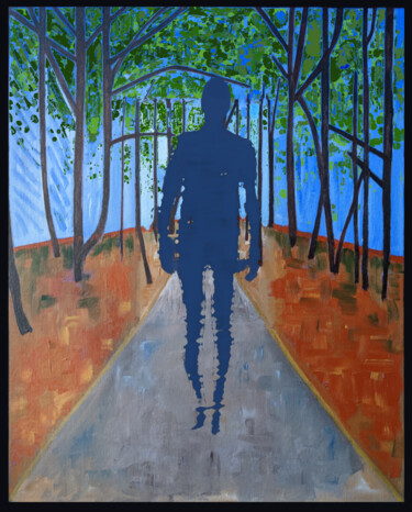 "Walking Man" başlıklı Dijital Sanat Gerald Shepherd F.F.P.S. tarafından, Orijinal sanat, Dijital Resim