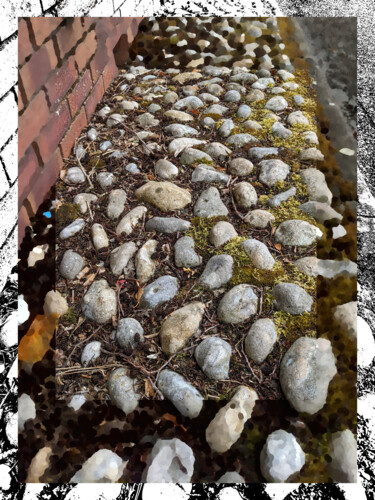 Digitale Kunst getiteld "Path Of Pebbles" door Gerald Shepherd F.F.P.S., Origineel Kunstwerk, 2D Digital Work