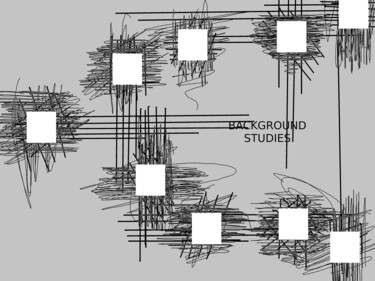 Arts numériques intitulée "Background Studies" par Gerald Shepherd F.F.P.S., Œuvre d'art originale, Peinture numérique