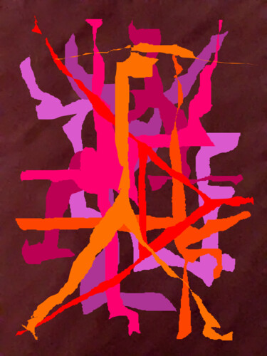 Arts numériques intitulée "Doodle Man" par Gerald Shepherd F.F.P.S., Œuvre d'art originale, Peinture numérique