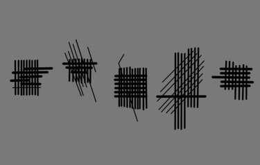 Arte digitale intitolato "Line Art Sequence" da Gerald Shepherd F.F.P.S., Opera d'arte originale, Pittura digitale