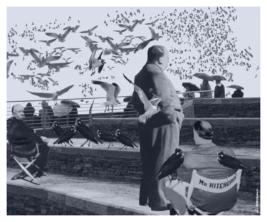 Fotografía titulada "LES OISEAUX (Birds)" por Gérard Bertrand, Obra de arte original, Fotografía manipulada