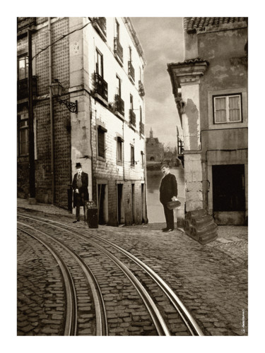 Photographie intitulée "MARCEL PROUST ET FR…" par Gérard Bertrand, Œuvre d'art originale, Photographie manipulée