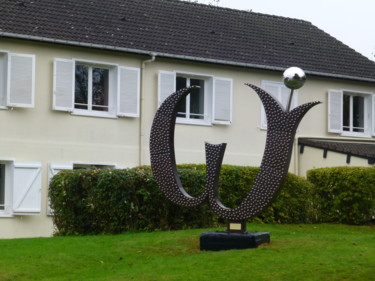Sculpture intitulée "CREATION MONUMENTAL…" par Gerard Bogo, Œuvre d'art originale, Métaux