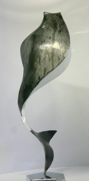 Sculpture titled "delta-p101.jpg" by Gérard Braguy, Original Artwork, Metals