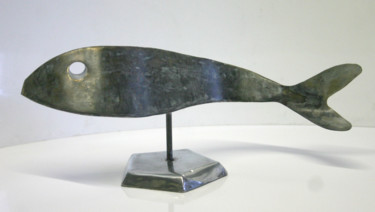 Sculpture titled "delta-p95.jpg" by Gérard Braguy, Original Artwork, Metals