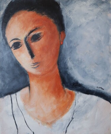 Peinture intitulée "Louisa" par Gérard Capron (G.CAPRON), Œuvre d'art originale, Acrylique