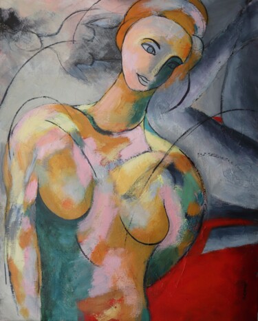 Malerei mit dem Titel "Florence" von Gérard Capron (G.CAPRON), Original-Kunstwerk, Acryl