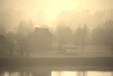 Fotografie mit dem Titel "Matin d'hiver" von Gérard Capron (G.CAPRON), Original-Kunstwerk, Digitale Fotografie Auf Aluminium…