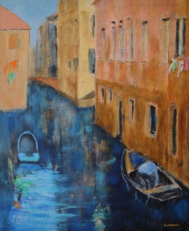 Peinture intitulée "Venise" par Gérard Capron (G.CAPRON), Œuvre d'art originale, Acrylique