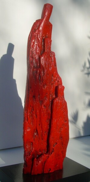 Sculpture intitulée "Trio 20 10" par Gérard Cottereau, Œuvre d'art originale, Bois